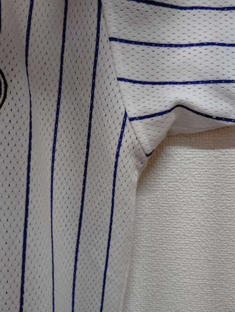 美品 BayStars ストライプ ユニフォーム F