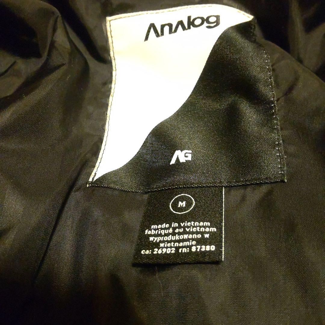 Analog mサイズ 青緑 フード付きジャケット