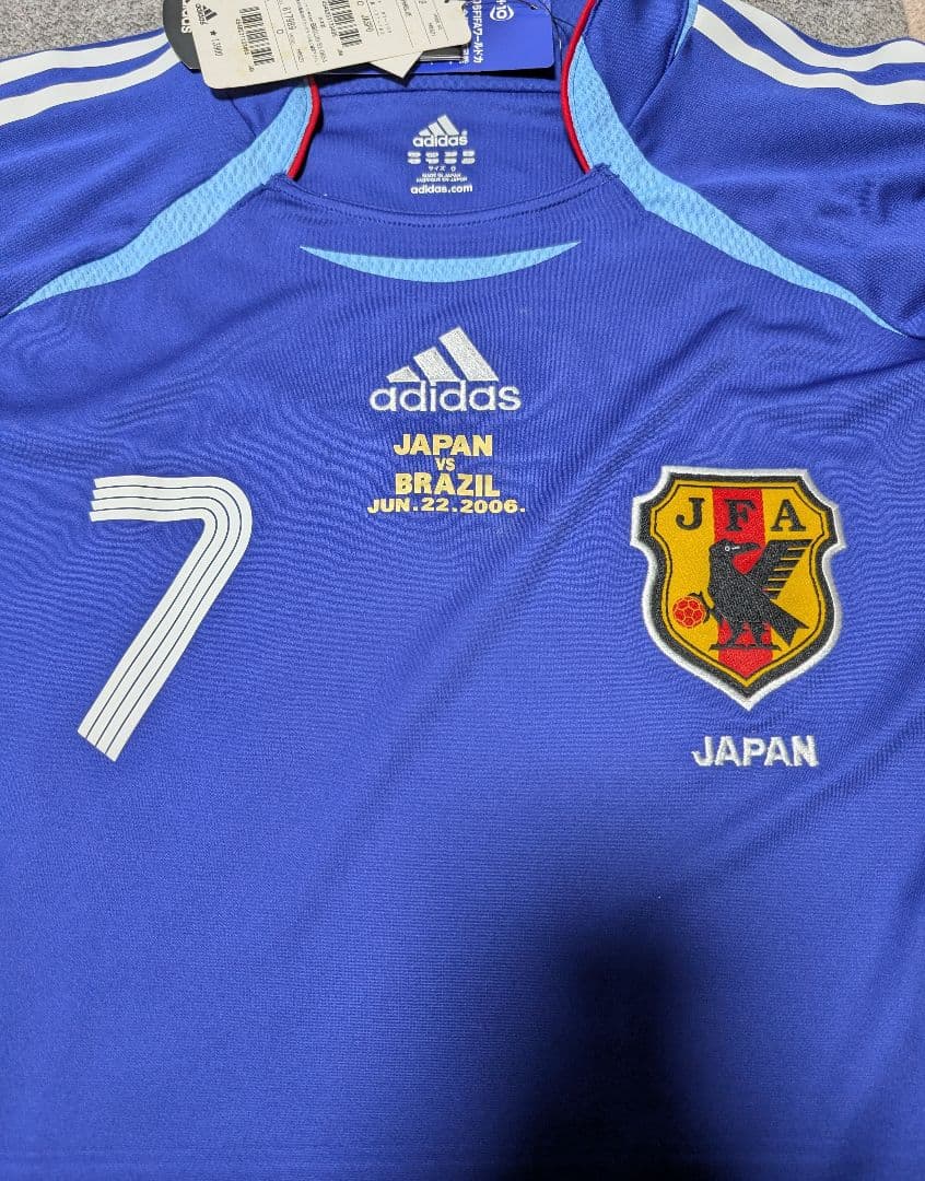 2006 日本代表ユニフォーム　オーセンティック　中田英寿