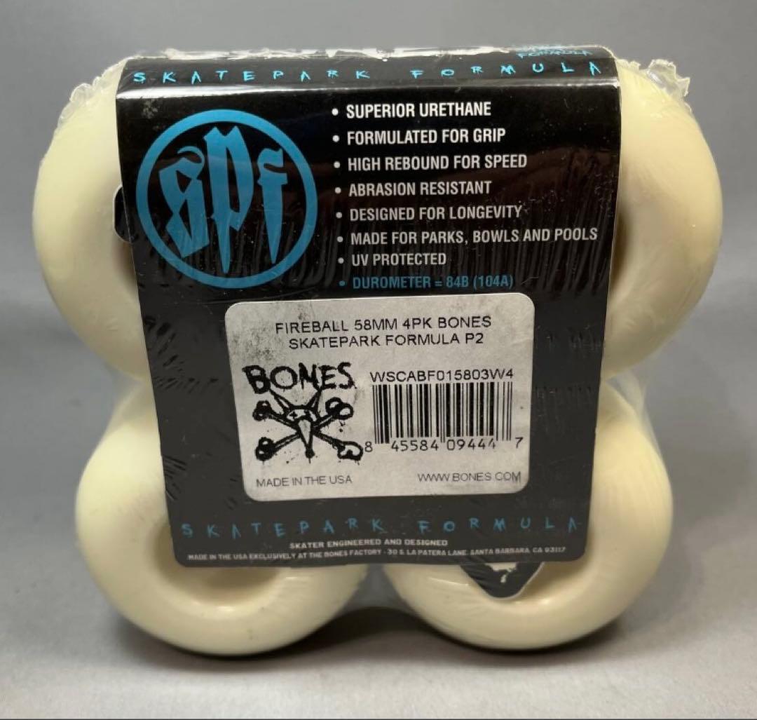 BONES SPF FIREBALL 58MM V6 ウィール 58mm SK8