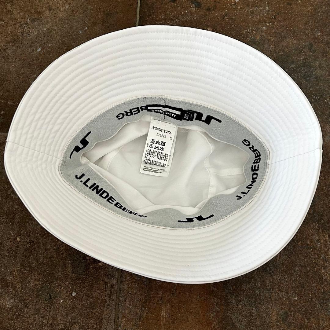 J.Lindeberg Bucket Hat White ハット