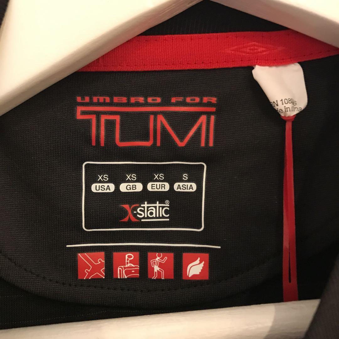 新品US限定コラボ！TUMI×UMBRO長袖トレーニングアンダーシャツS/別注