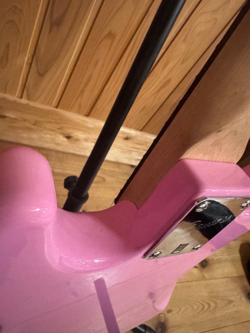 Squier fender ミニストラト ピンク エレキギター 初心者