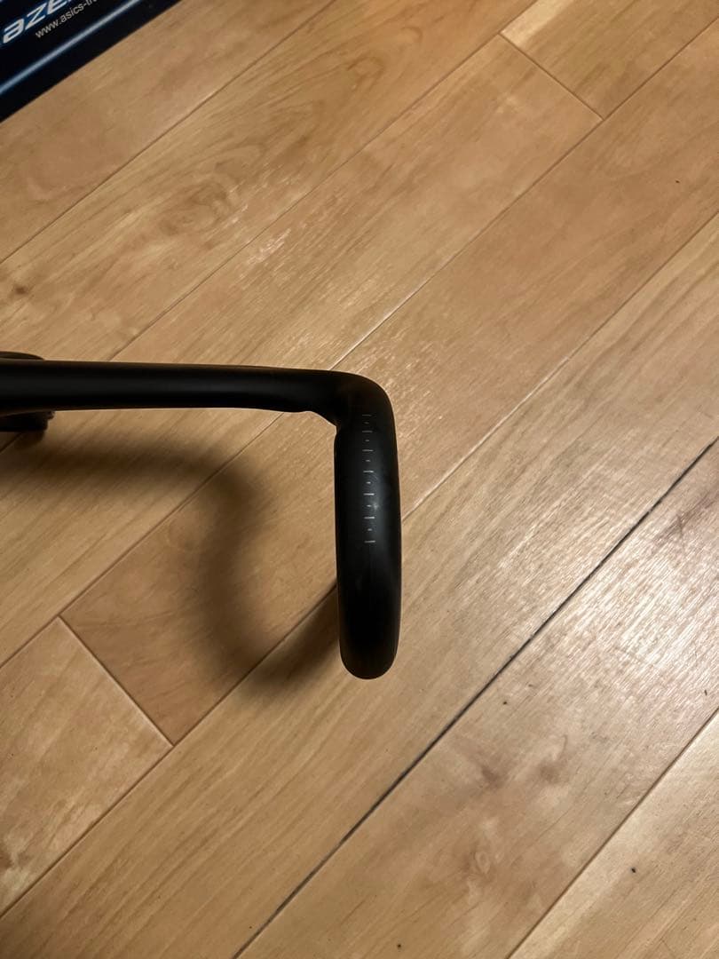一体型カーボンハンドル 軽量 400mm 90mm -7°
