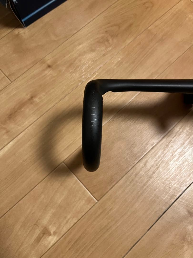 一体型カーボンハンドル 軽量 400mm 90mm -7°
