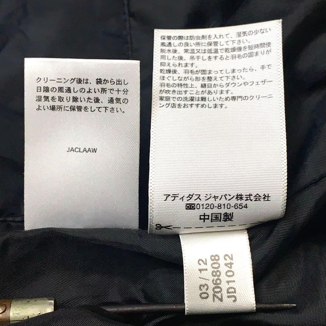 【美品】adidas ベンチコート　フード着脱不可　L（メンズM〜L相当）