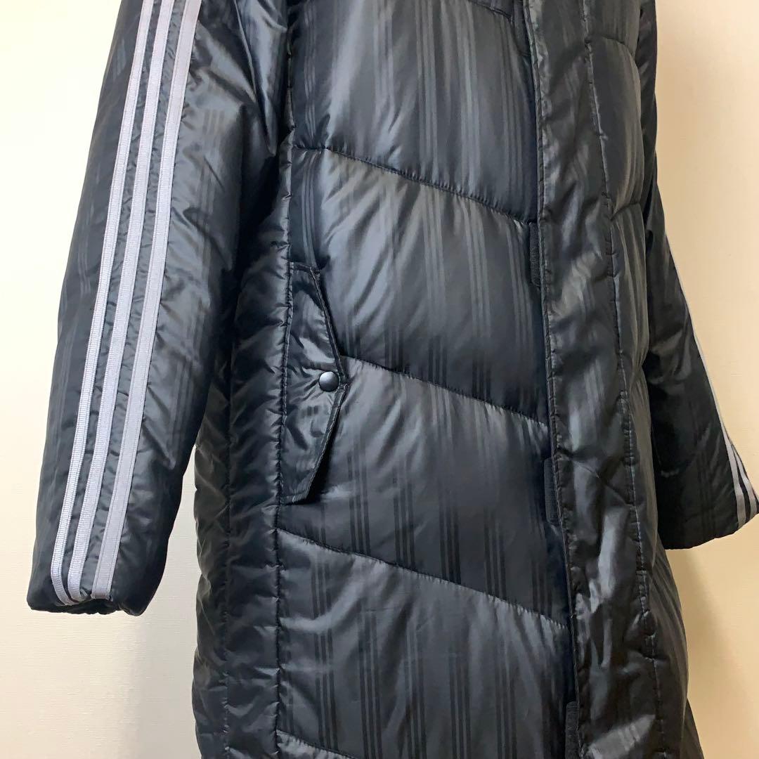 【美品】adidas ベンチコート　フード着脱不可　L（メンズM〜L相当）