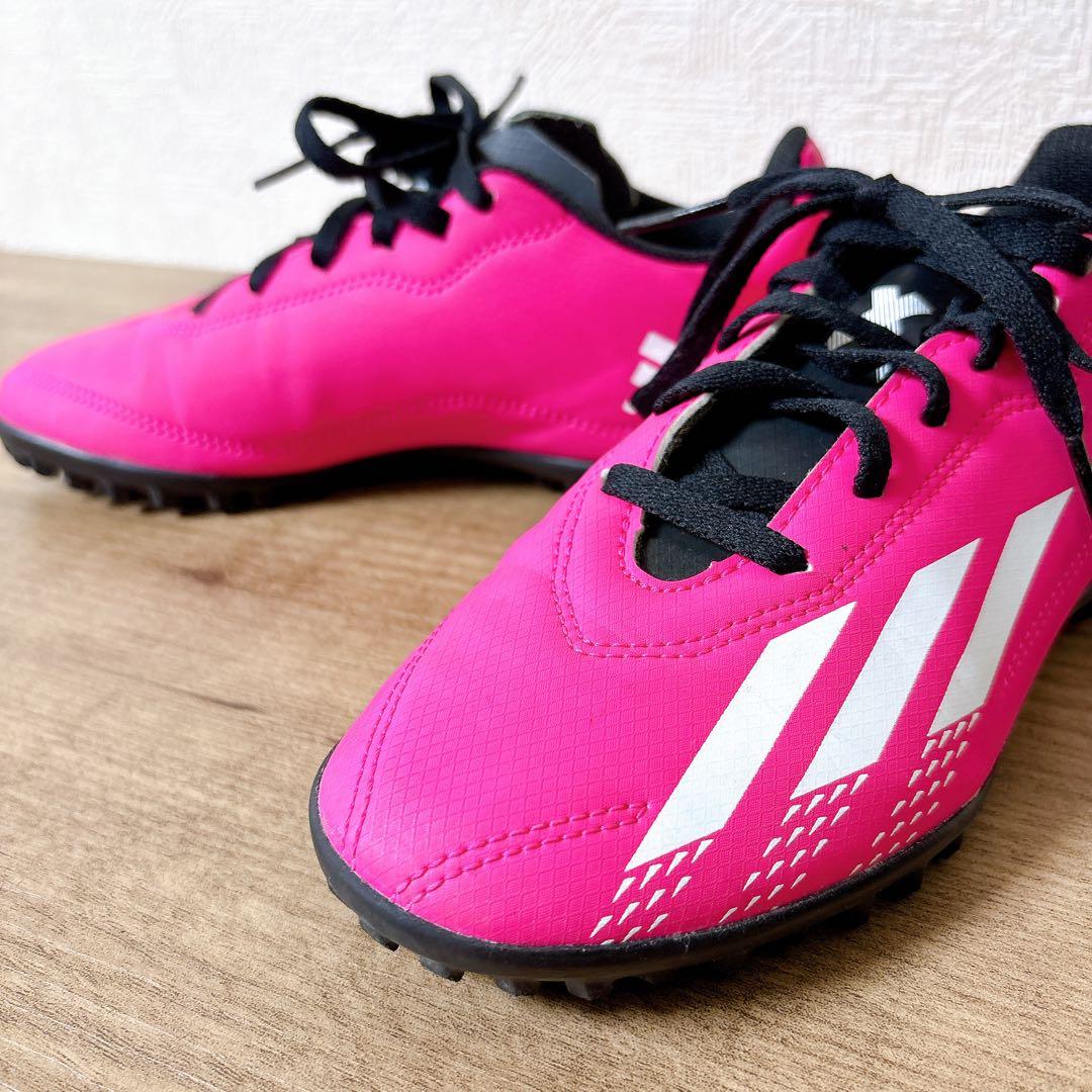 アディダス　adidas サッカースパイク ジュニア キッズ　ピンク　22cm