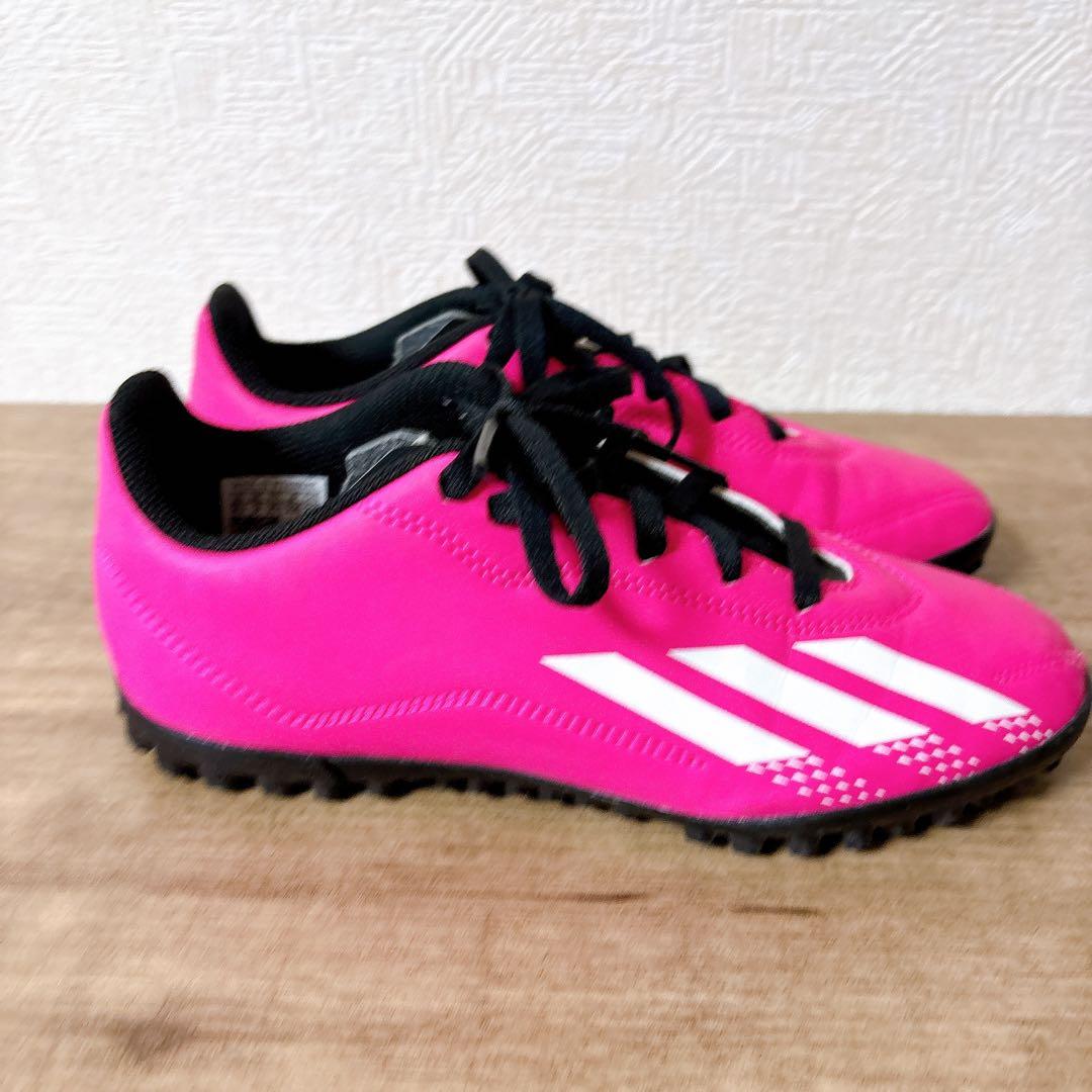 アディダス　adidas サッカースパイク ジュニア キッズ　ピンク　22cm