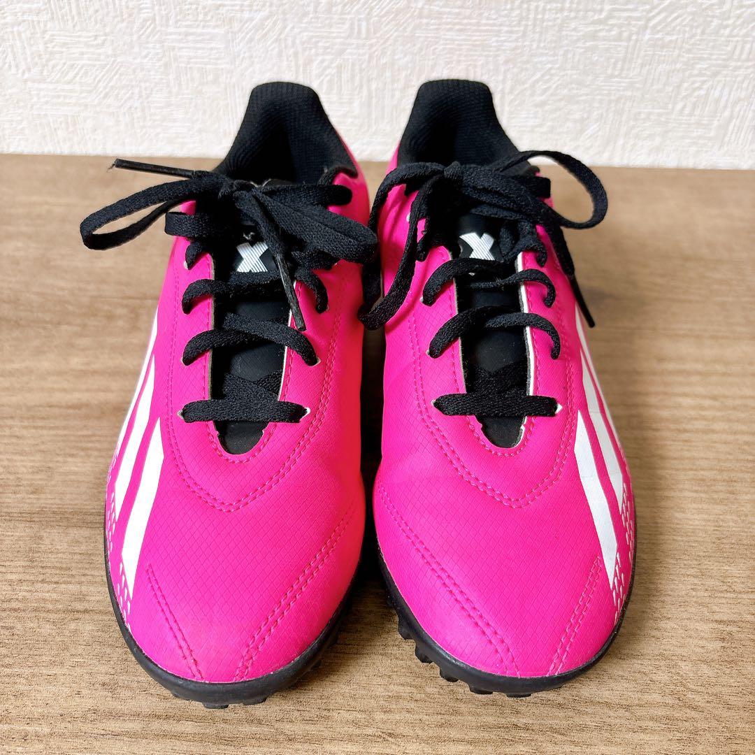 アディダス　adidas サッカースパイク ジュニア キッズ　ピンク　22cm