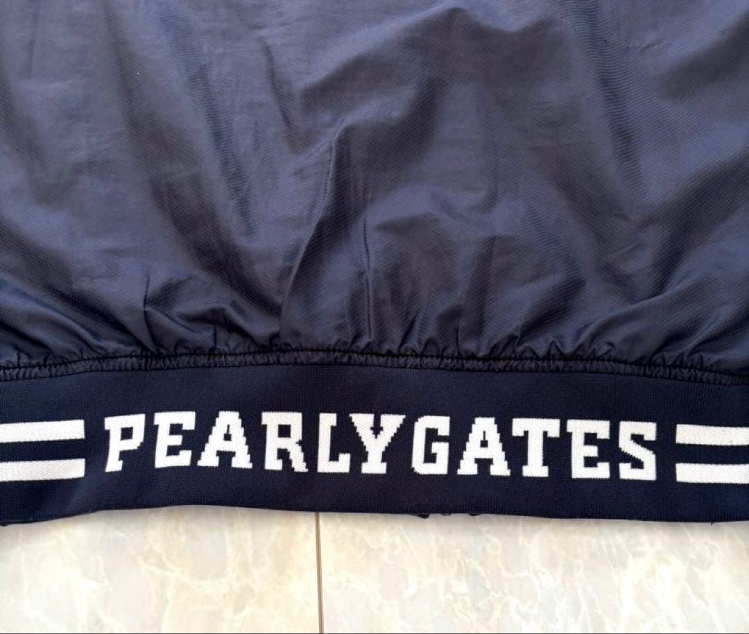PEARLY GATES ジップアップナイロンジャケット　ブルゾン4 ネイビー