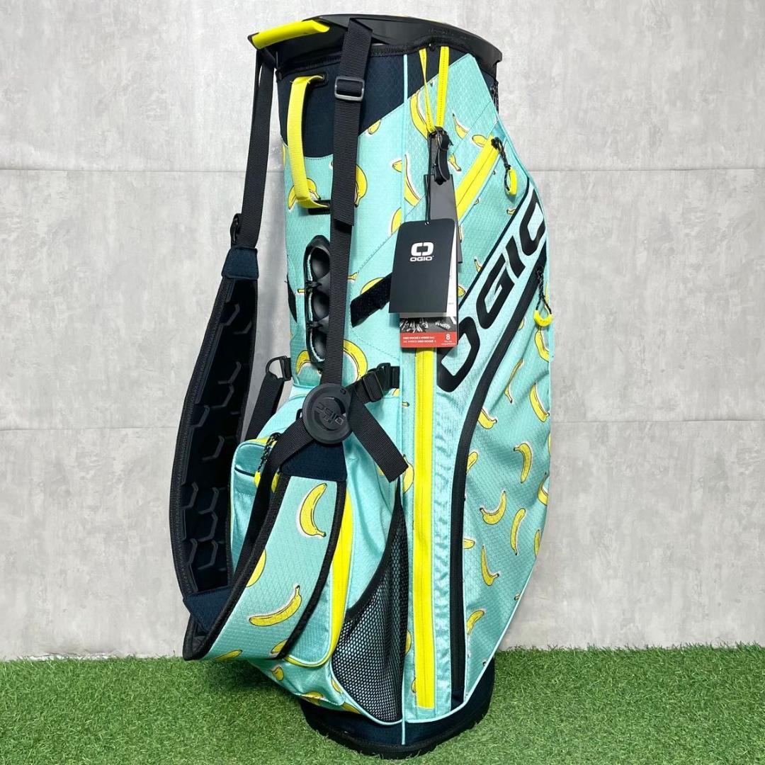 【新品】OGIO オジオ キャディバッグ ゴルフバッグ バナナ柄 スタンド式