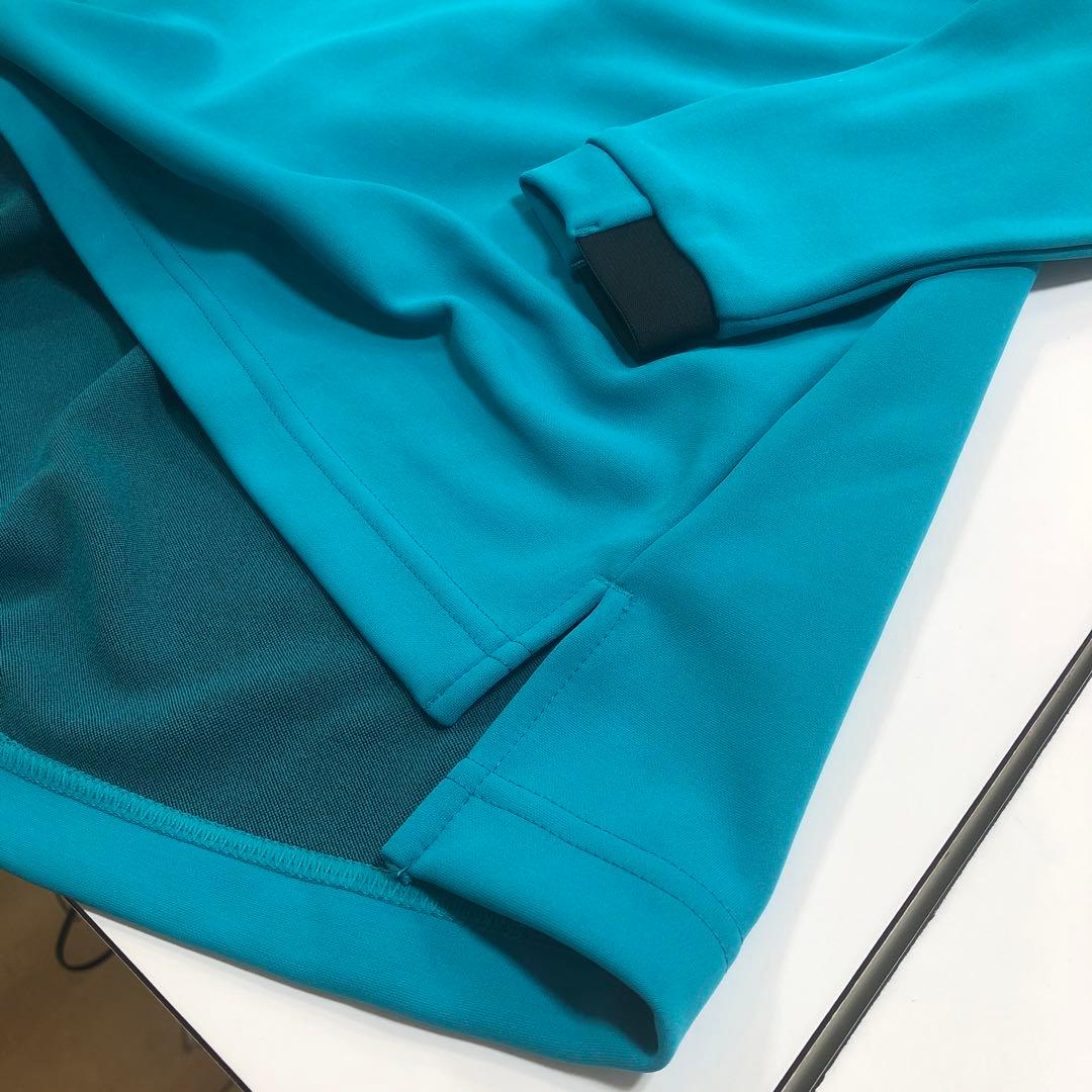 LE COQ SPORTIF メンズゴルフターコイズ ハーフジップシャツM