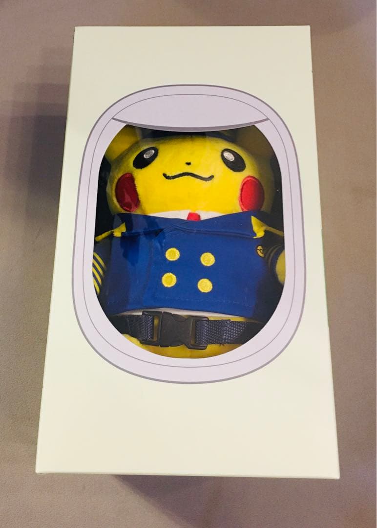 Tway航空機内限定　ポケモン　ピカチュウ 機長　ぬいぐるみ
