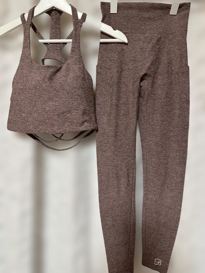 Bombshell CURVES LEGGINGS London Fogセット