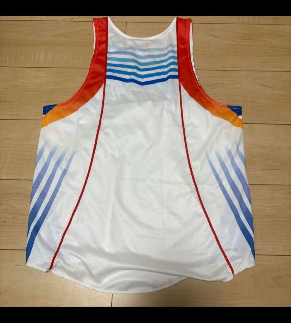 【希少】陸上ユニフォーム　メンズ上Ｌ下Ｏサイズ　ランパンランシャツ 別注品