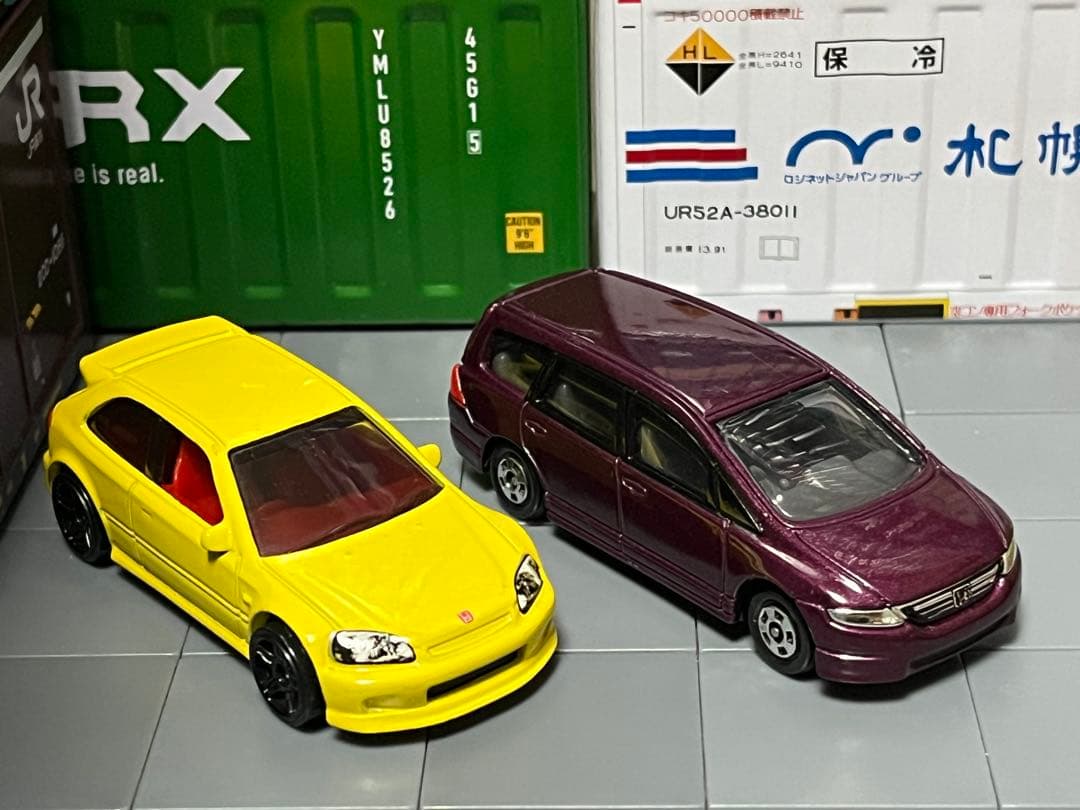 カラーサンプル ヤリス ホットウィール シビック 180SX ダットサン トミカ
