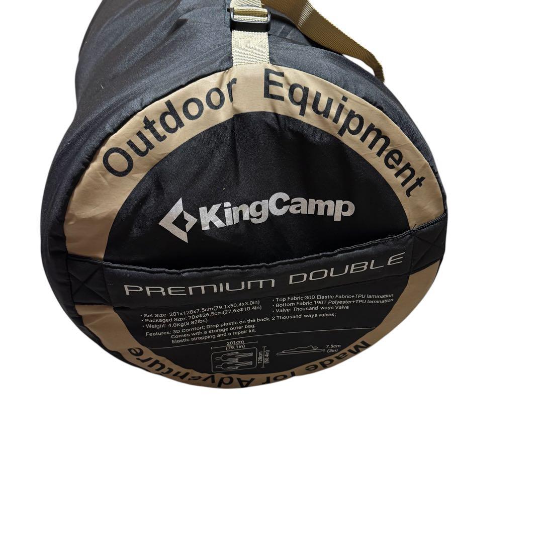 KingCamp インフレーターマット プレミアムダブル 7.5cm 2人用