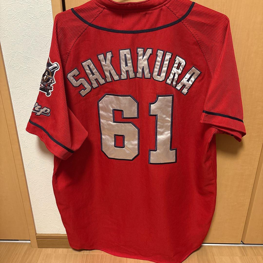 広島東洋カープ　坂倉将吾　旧ハイクオリティユニフォーム（ビジター）O（XL）