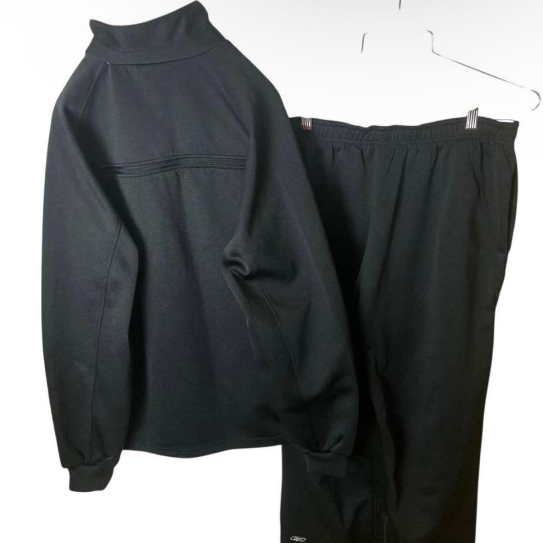 90s Reebokリーボック ブラックジャージセットアップ上下セットXL