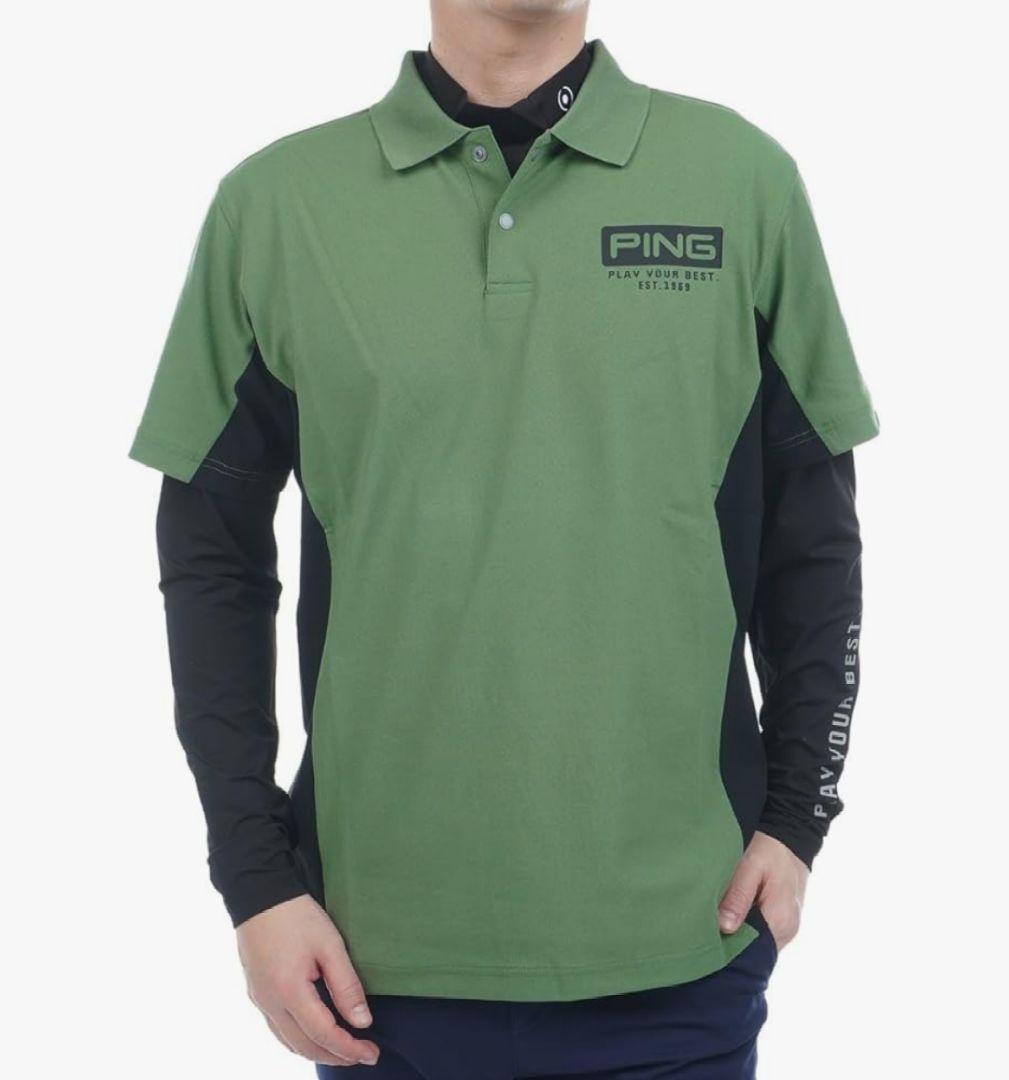 新品 Ping 速乾半袖ポロシャツ インナーレイヤードツインセット 13200円