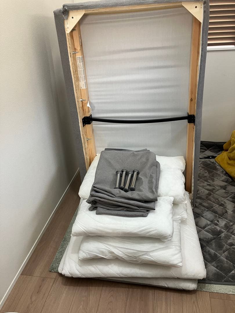 【送料無料】引き取り可能　ソーデンハムン コンパクト ソファIKEA グレー