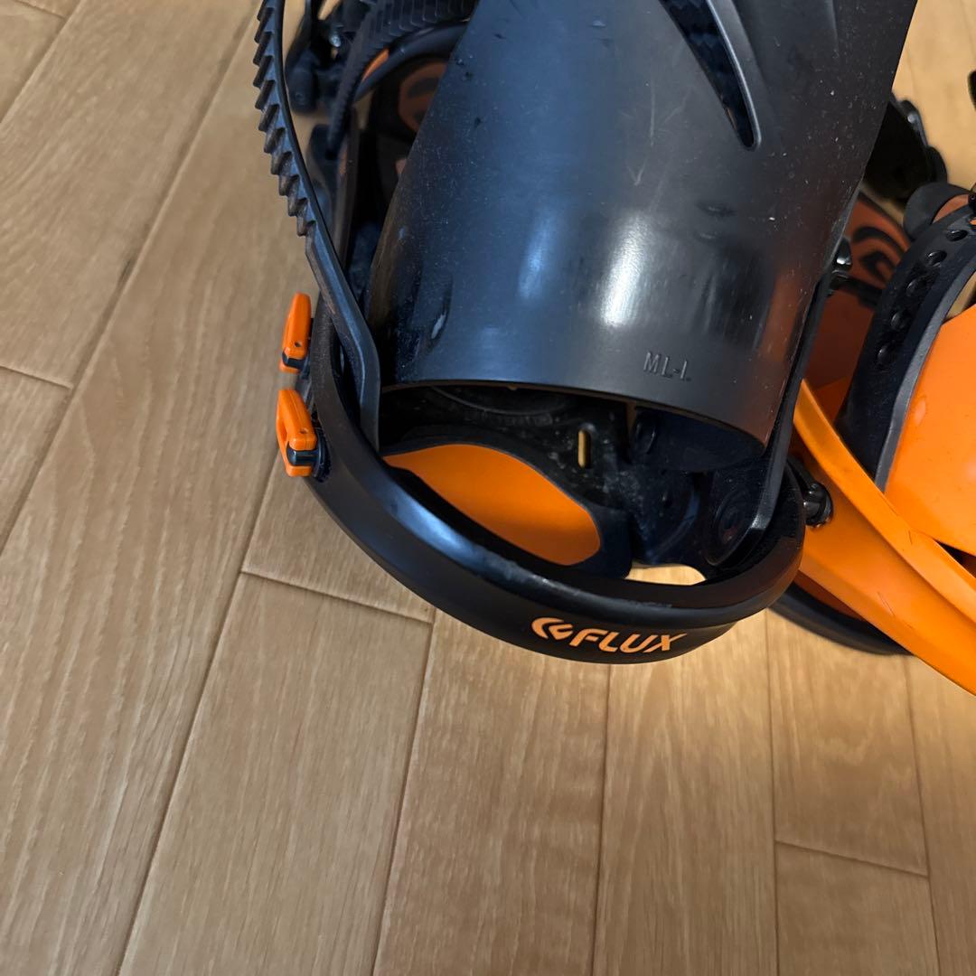 FLUX GT ビンディング 黒とオレンジMサイズ