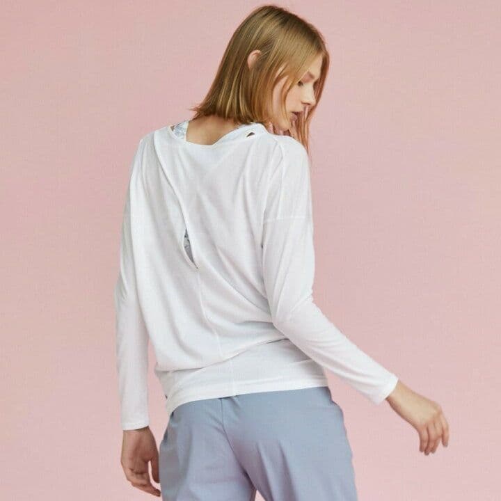 Julier ジュリエ バッククロス ロングスリーブ プルオーバー