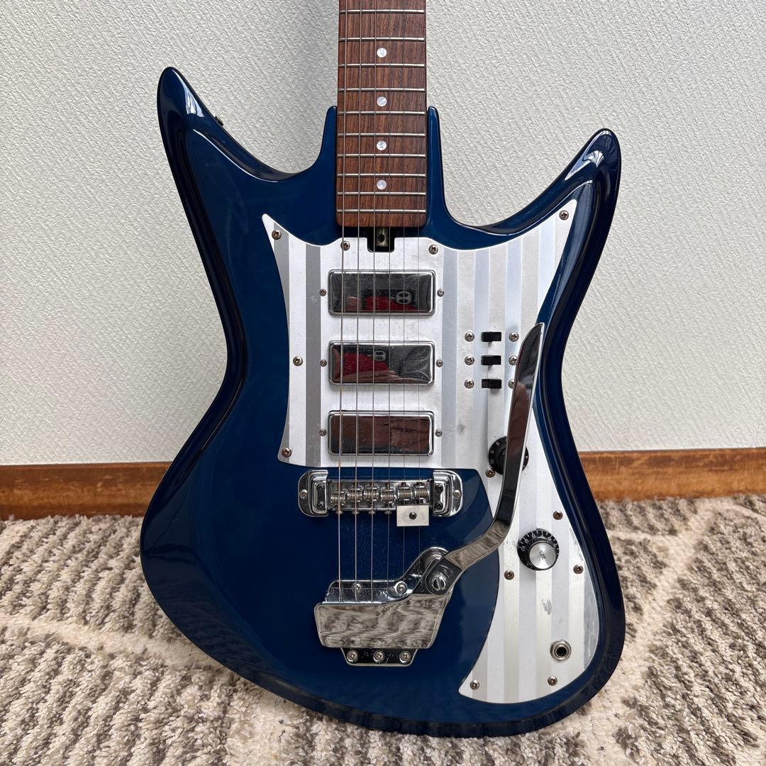 TEISCO エレキギター 青