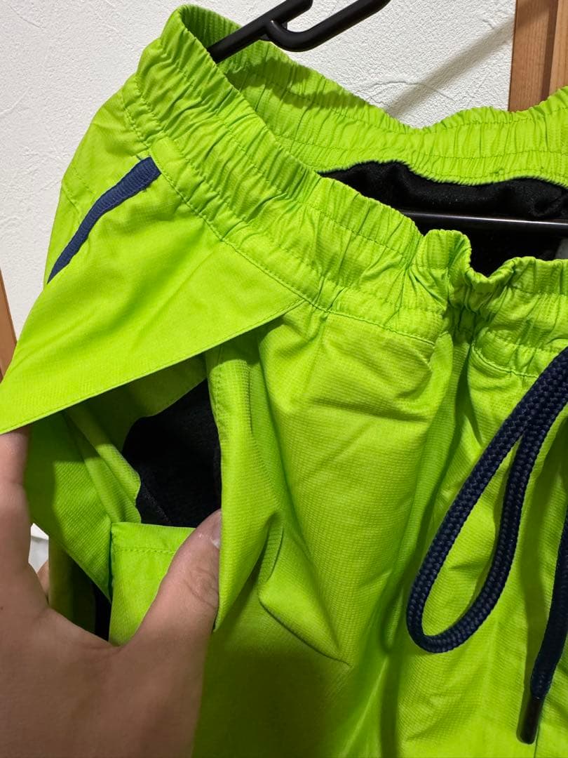 BALLAHOLIC 蛍光グリーン ウォームアップパンツ　XL