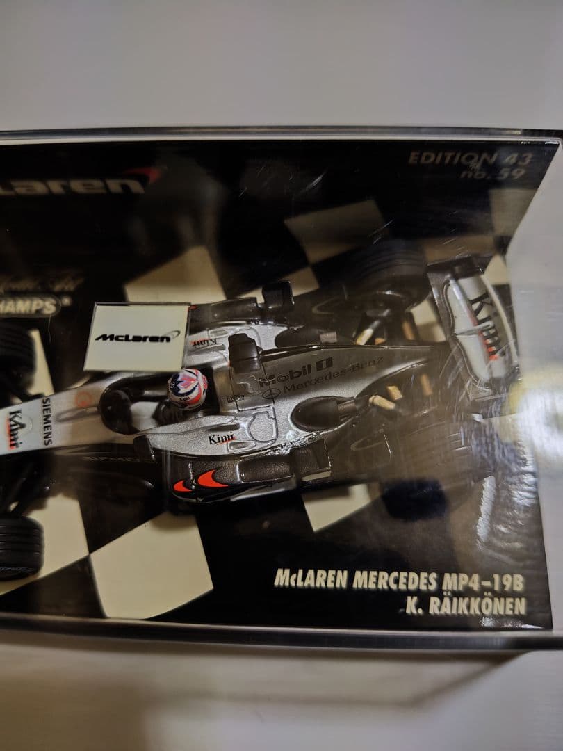 キミ・ライコネン　1/43マクラーレン・メルセデスMP4/19B