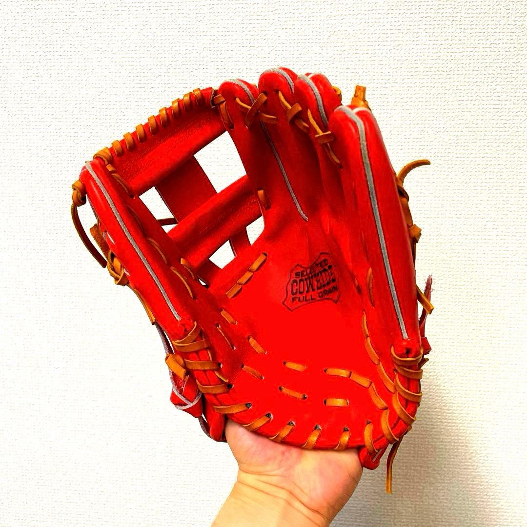 056 早川 ガッツ 新品未使用 硬式 内野手用グローブ