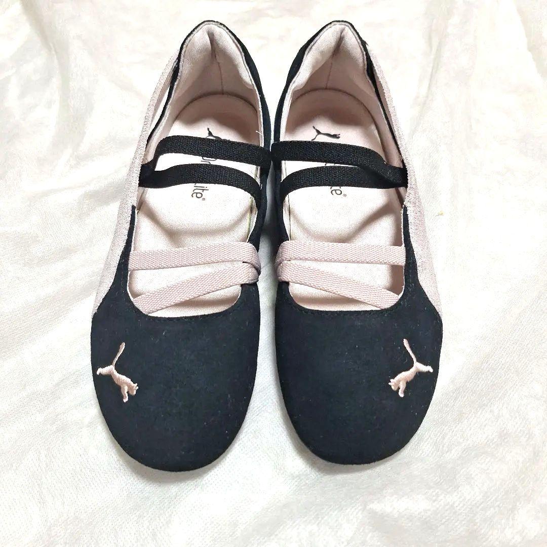 PUMA ウィメンズ SPEEDCAT BALLET　フラット 黒/ピンク