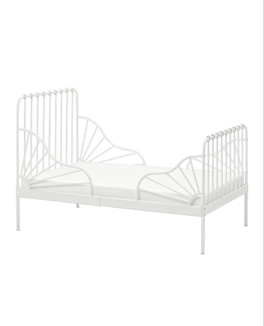 IKEA MINNEN シングルベッドフレーム ホワイト