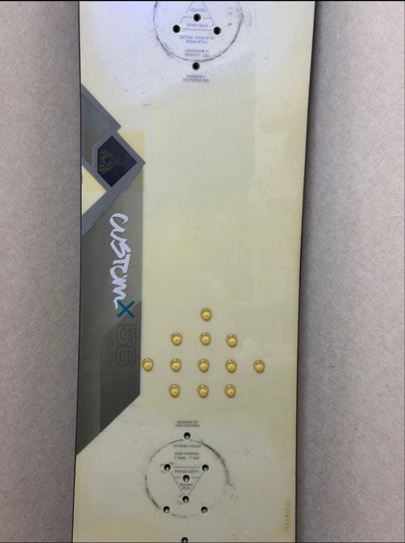CUSTOM X 58インチ スノーボード