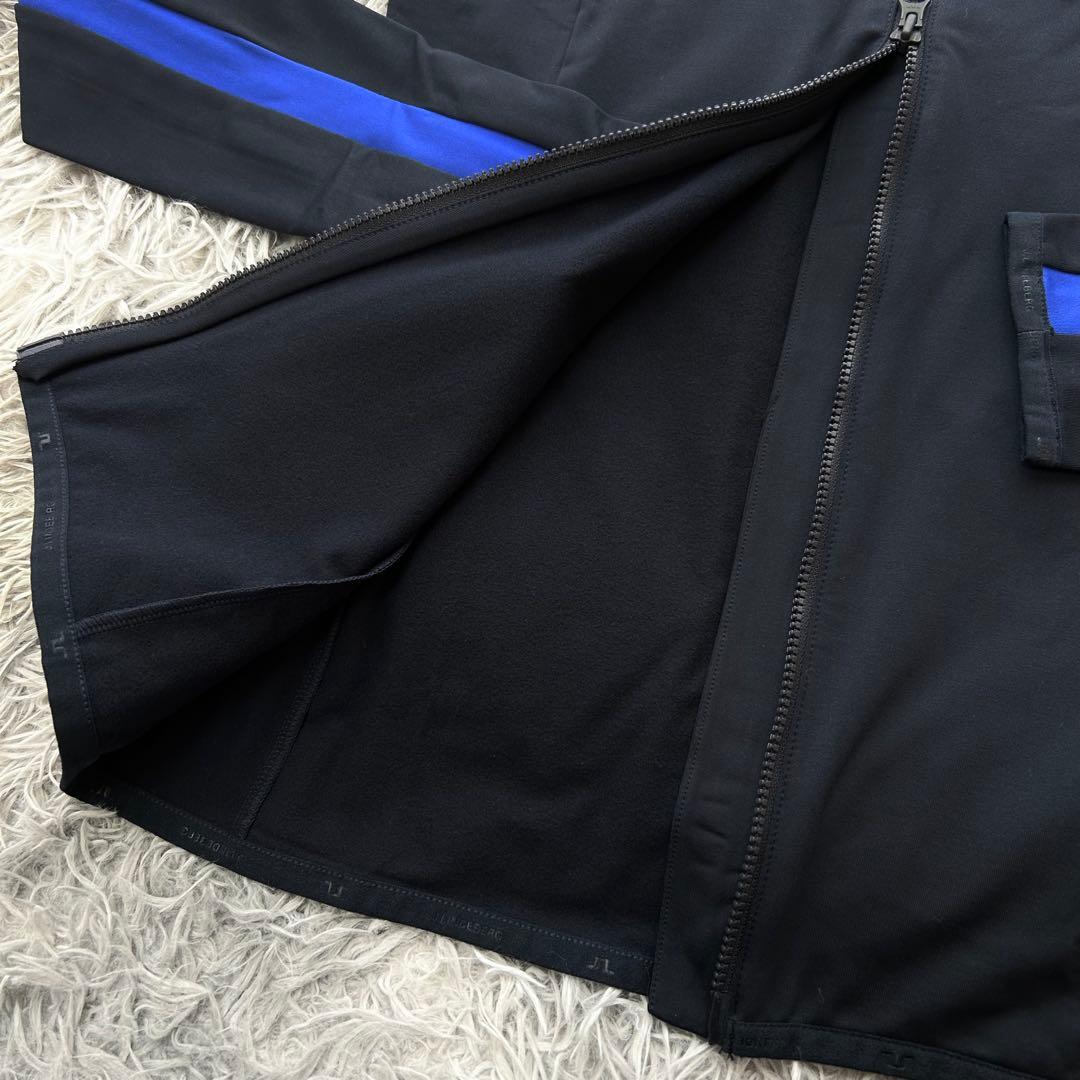 新品　ジェイリンドバーグ　ジャケット　裏起毛　ネイビー　フルジップ　XS