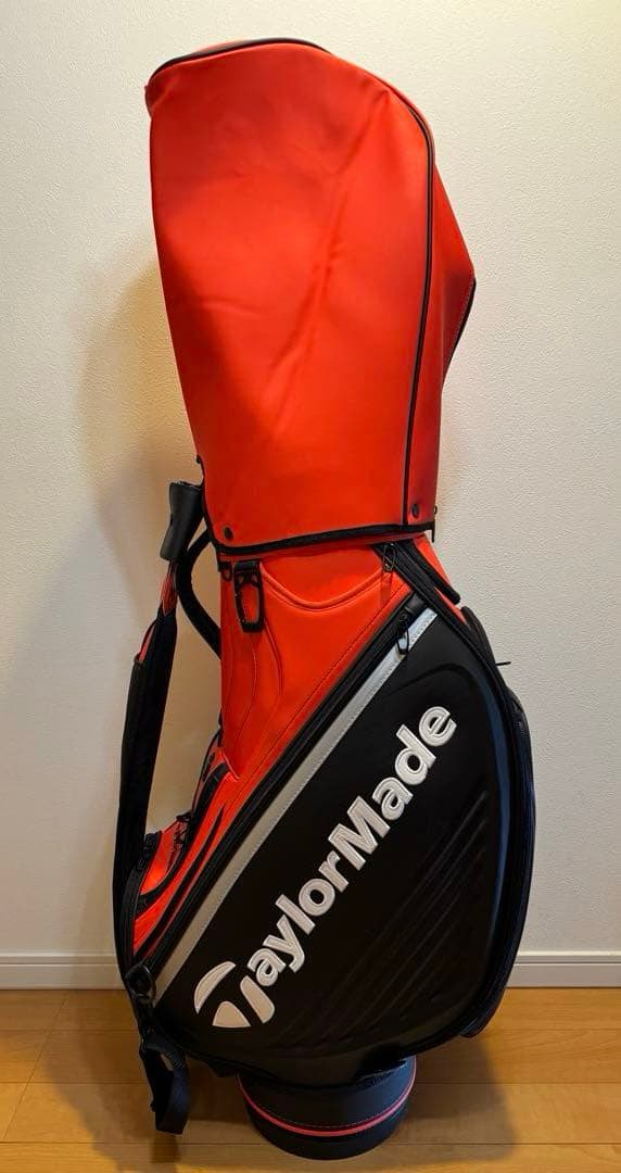 【中古品】TaylorMade キャディバッグ オレンジ