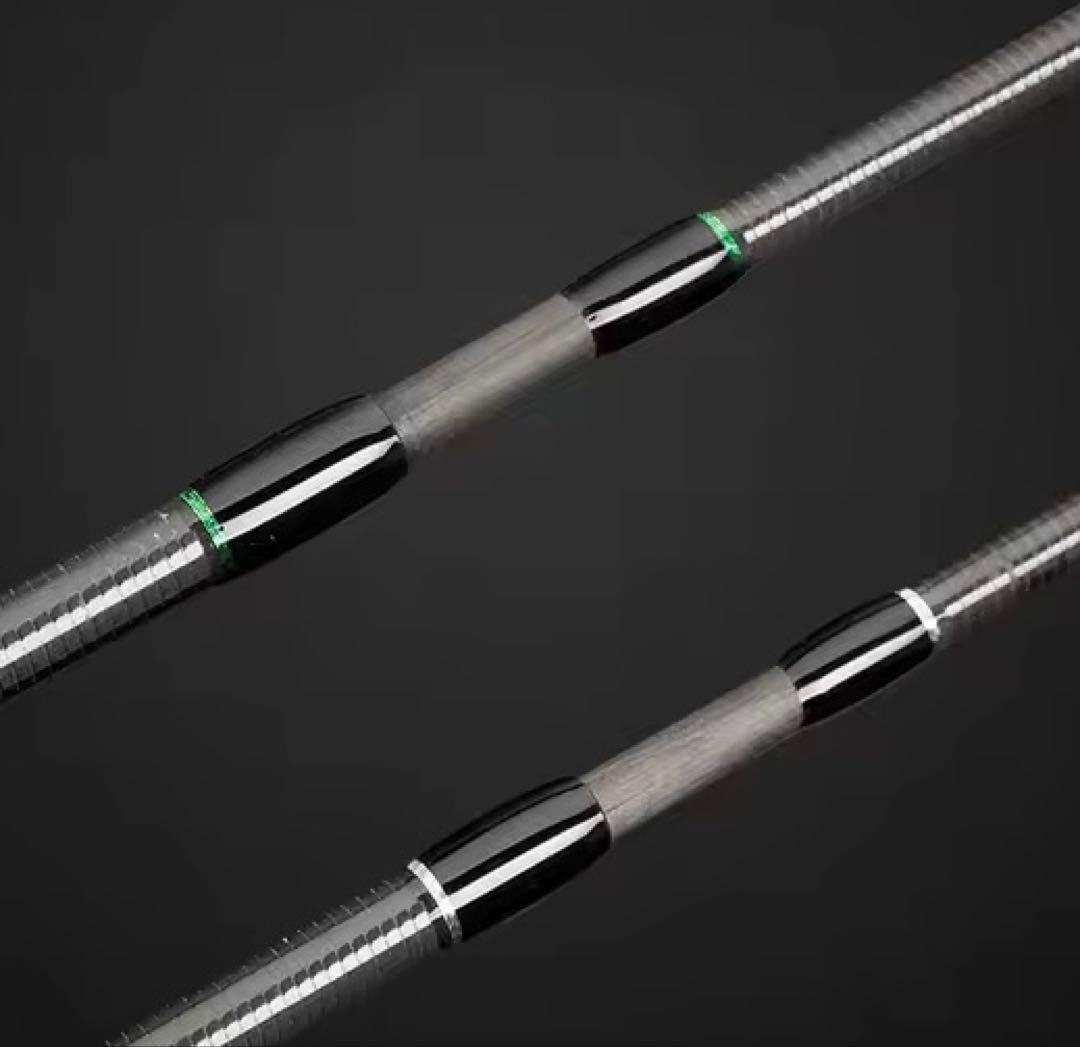 超軽量　カーボンロッド　ベイトロッド　C602L バスロッド　ウッドグリップ