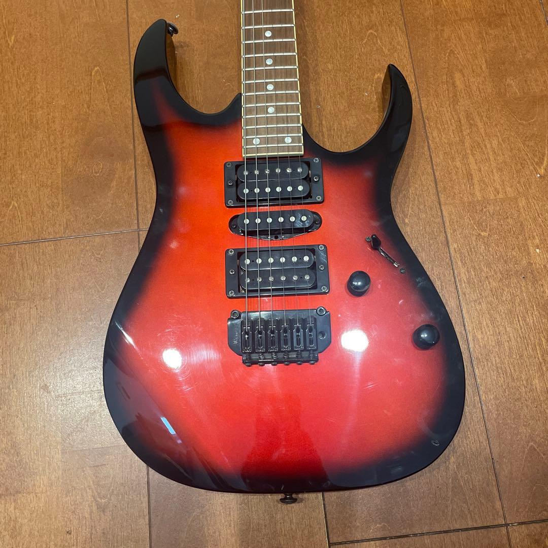 Ibanez エレキギター レッド・ブラックグラデーション