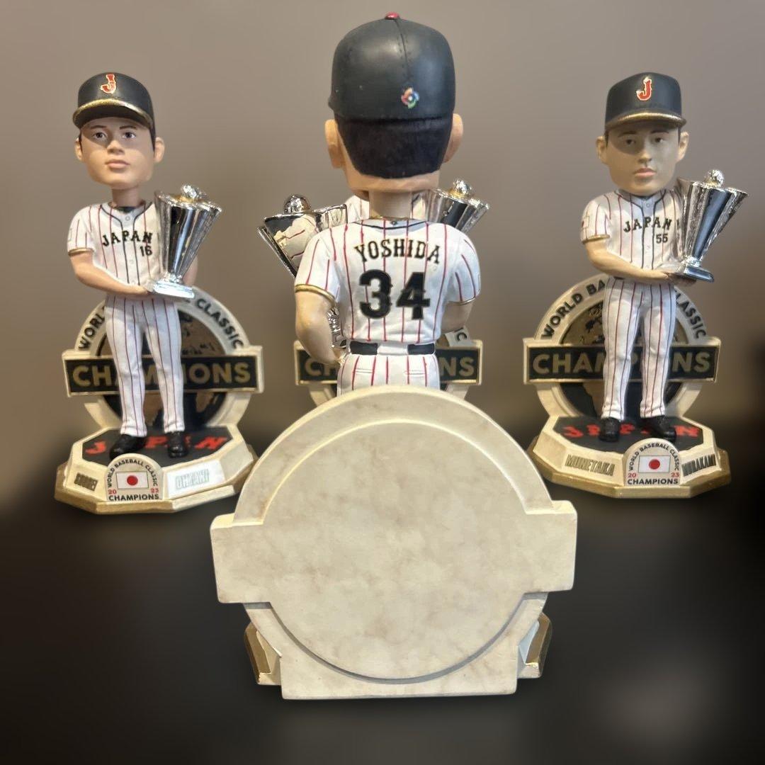 2023 WBC優勝記念ボブルヘッド　大谷翔平　村上宗隆　吉田正尚　オマケ有