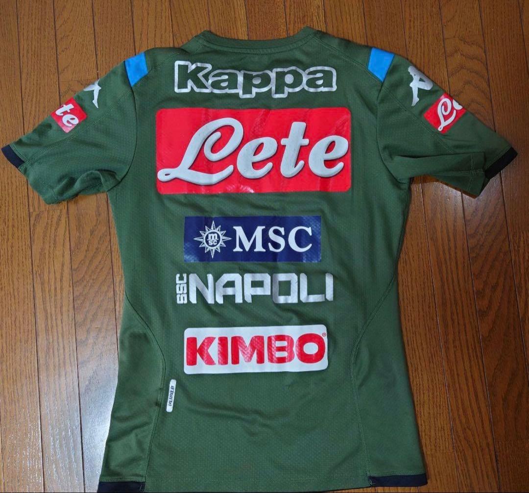 Kappa SSC Napoli オリーブグリーンシャツ