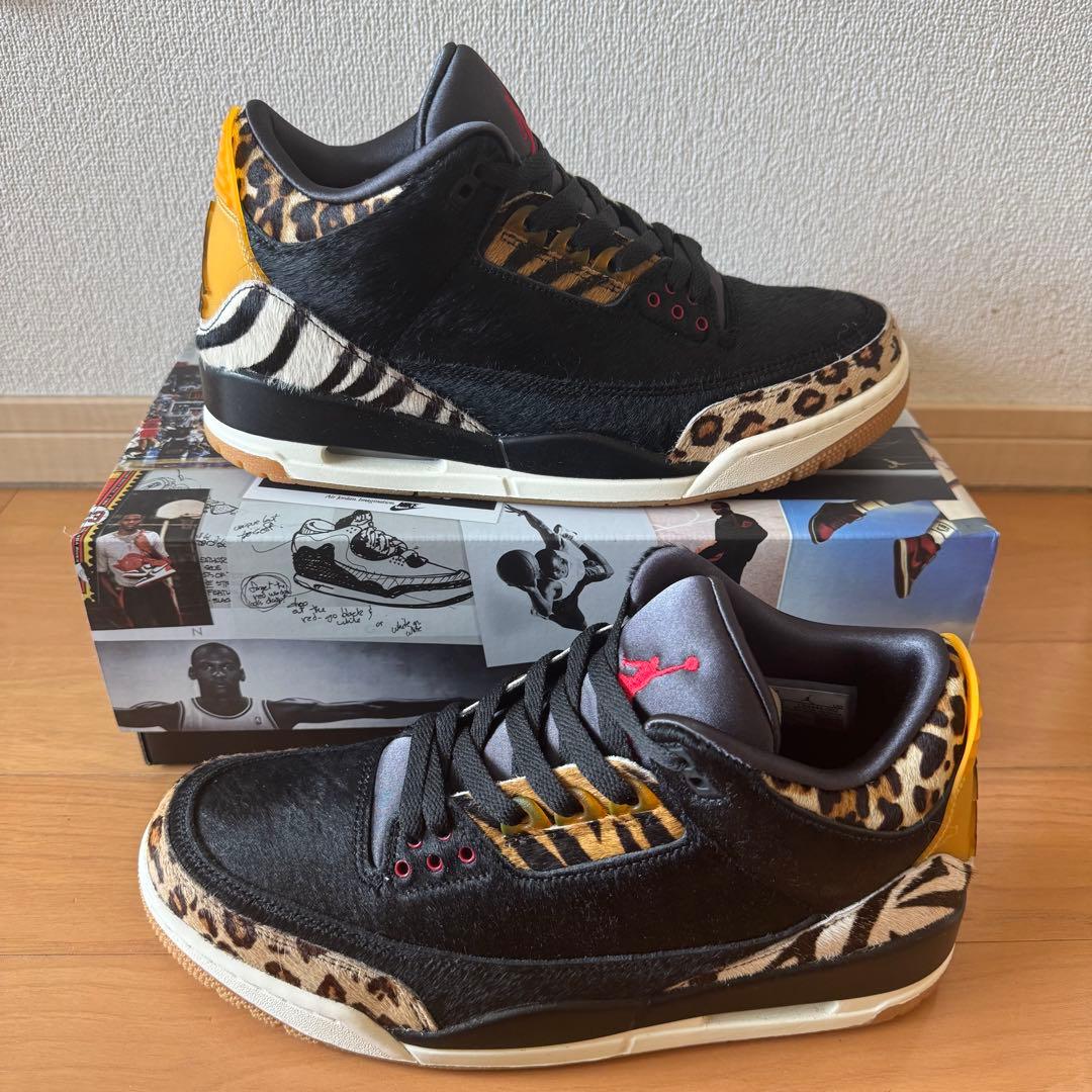 極美品⭐️27.5⭐️Nike Air Jordan 3 Retro SE アニマル