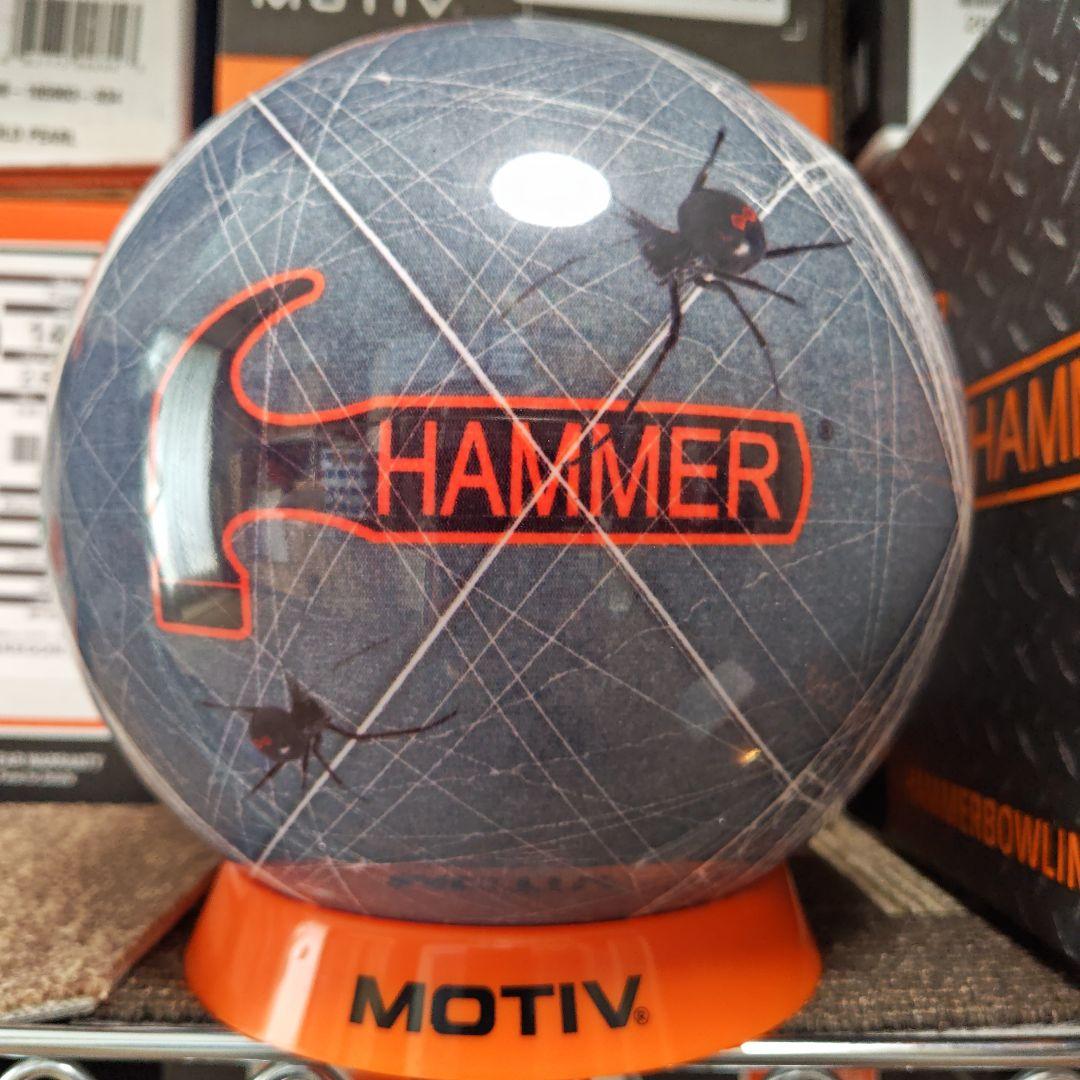 【HAMMER】 BLACK WIDOW ビザ ボウリングボール 14lbs.