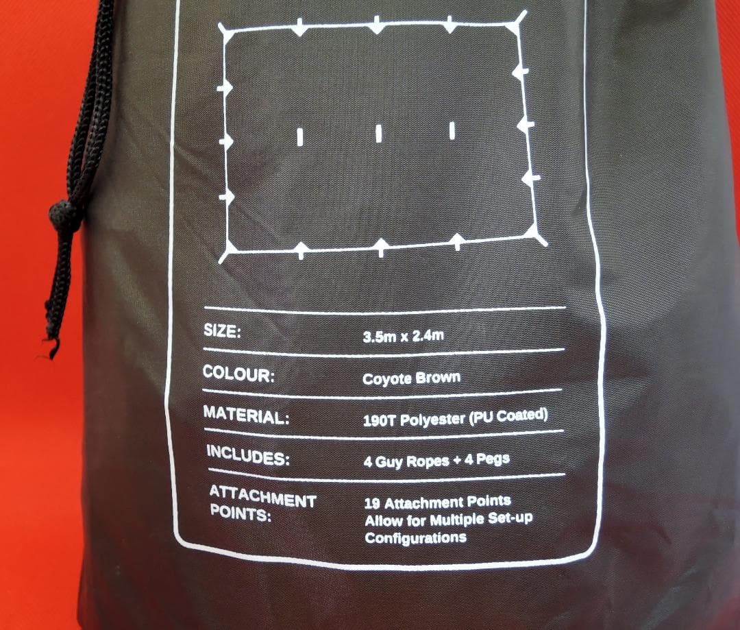 (美品) DD Tarp M 3.5m x 2.4m コヨーテブラウン