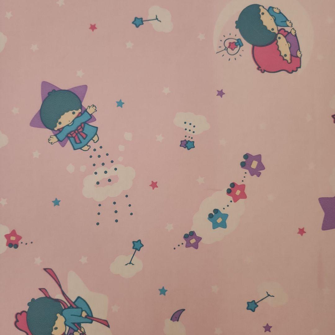 レトロサンリオCOTTON FLOWER シール　キキララ　キティ　昭和レトロ
