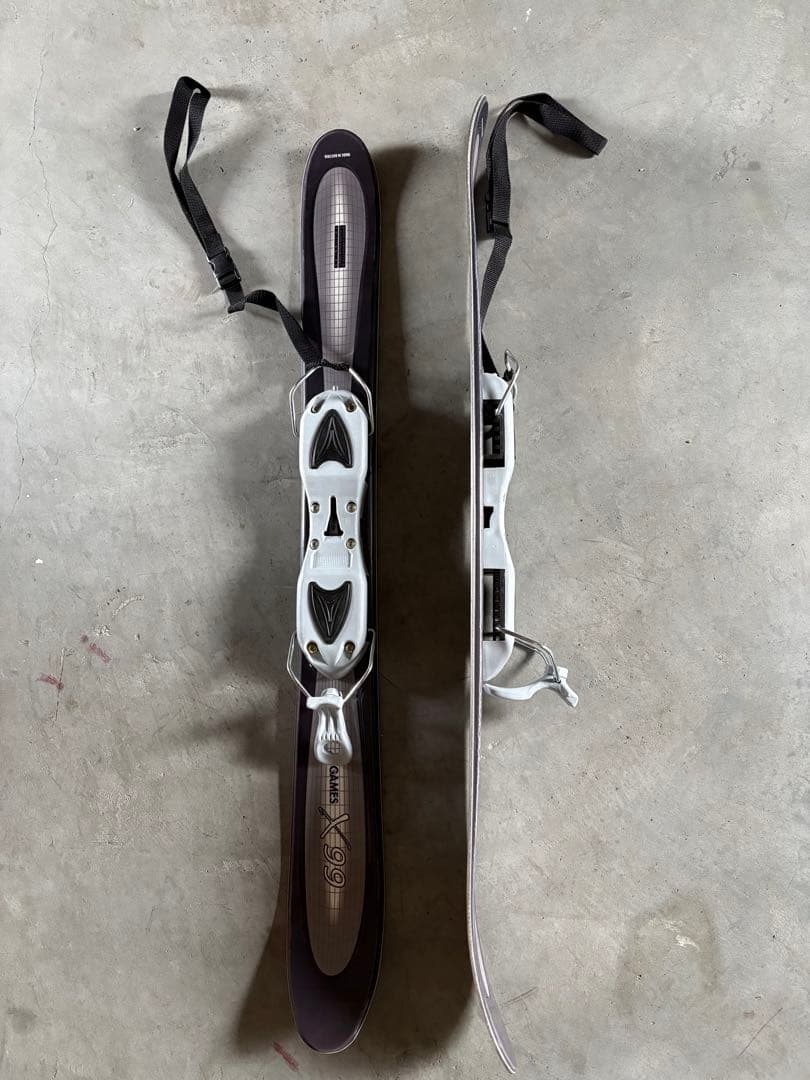 X-SKIS スキー 固定式バインディング付き