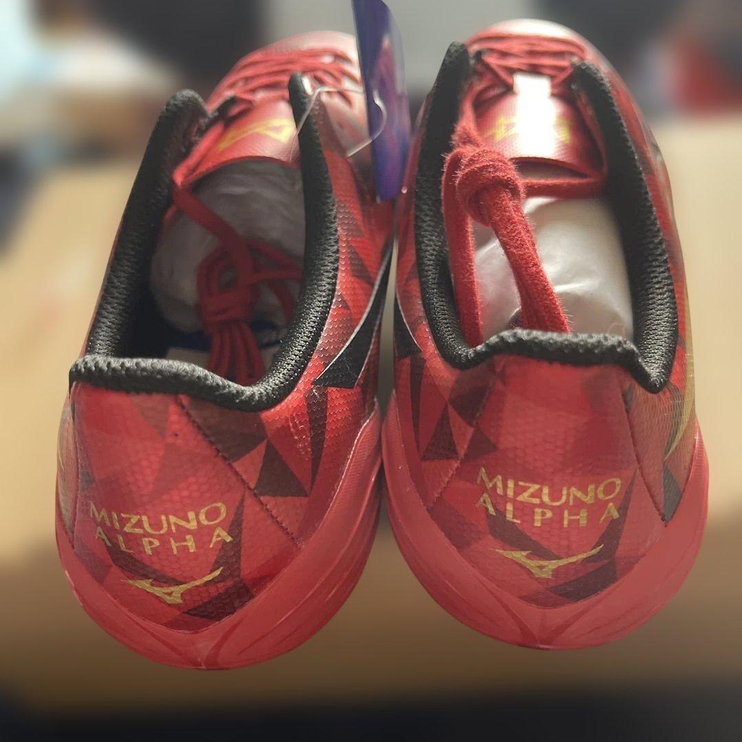 新品タグ付き　Mizuno ￼ ALPHA α2セレクト レッドスパイク 27