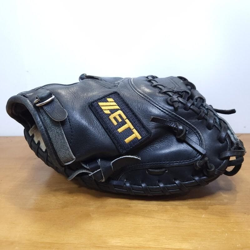 ZETT 日本製 プロステイタス 旧ラベル キャッチャーミット 軟式グローブ