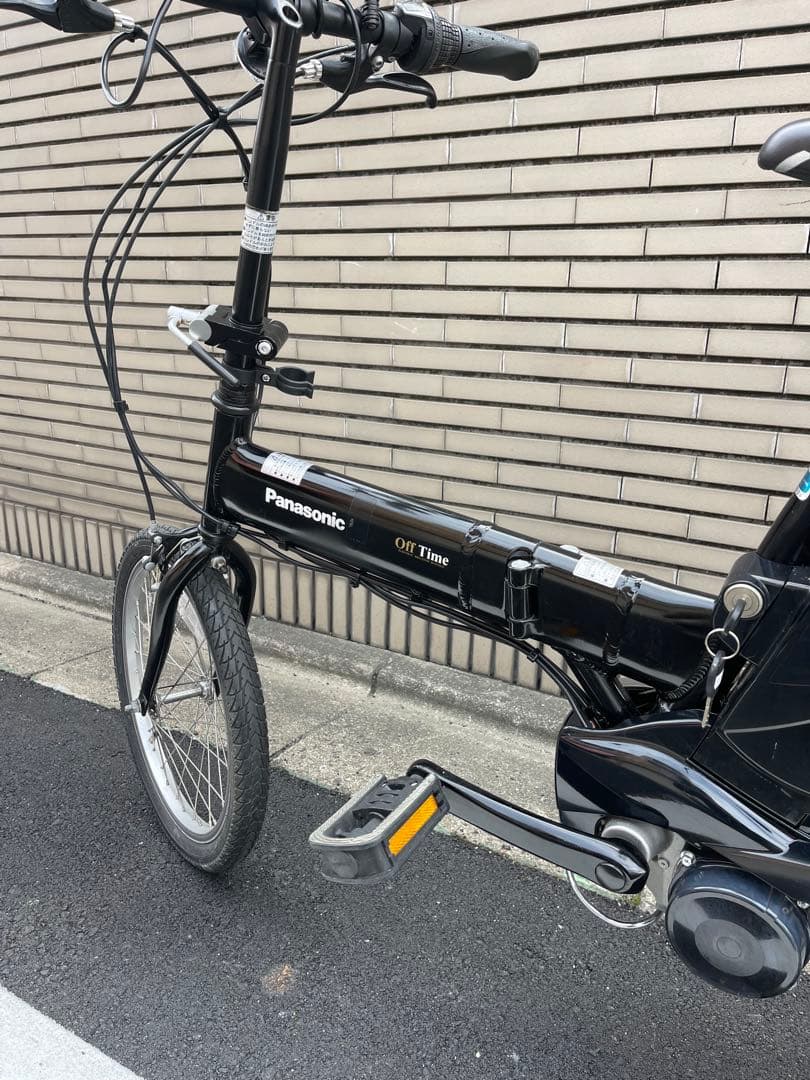 Panasonic off time折りたたみ自転車8.9ah