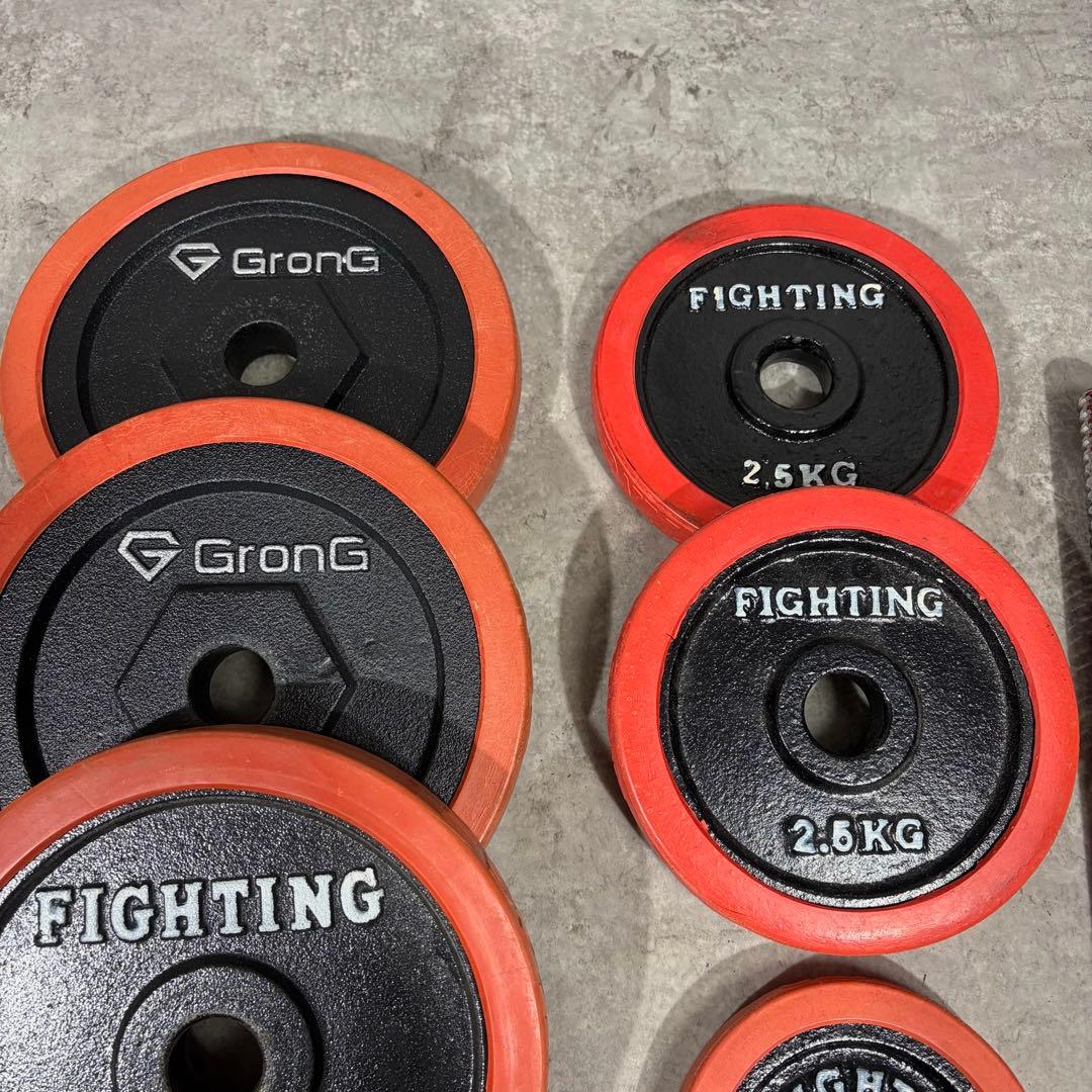 良品 ② FIGHTING ROAD ダンベル 片側 30kg GronG
